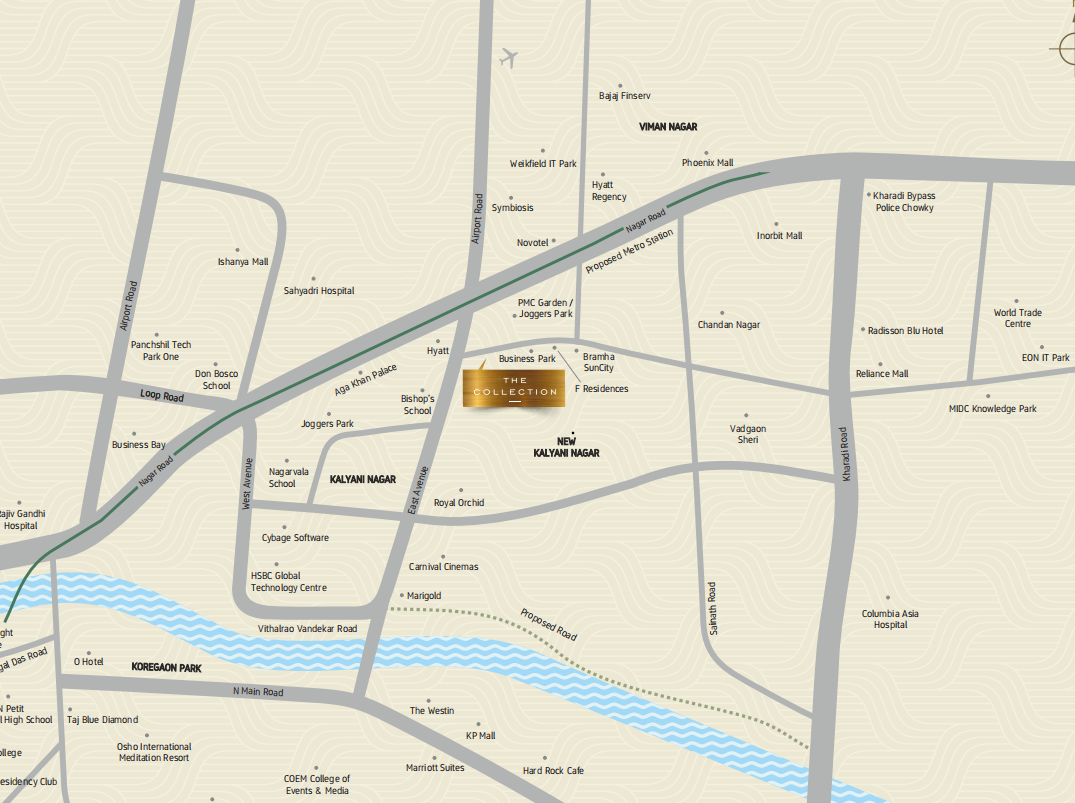Bramha The Collection Location Map